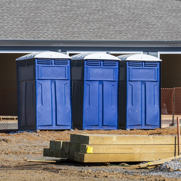 are there any additional fees associated with porta potty delivery and pickup in Adams